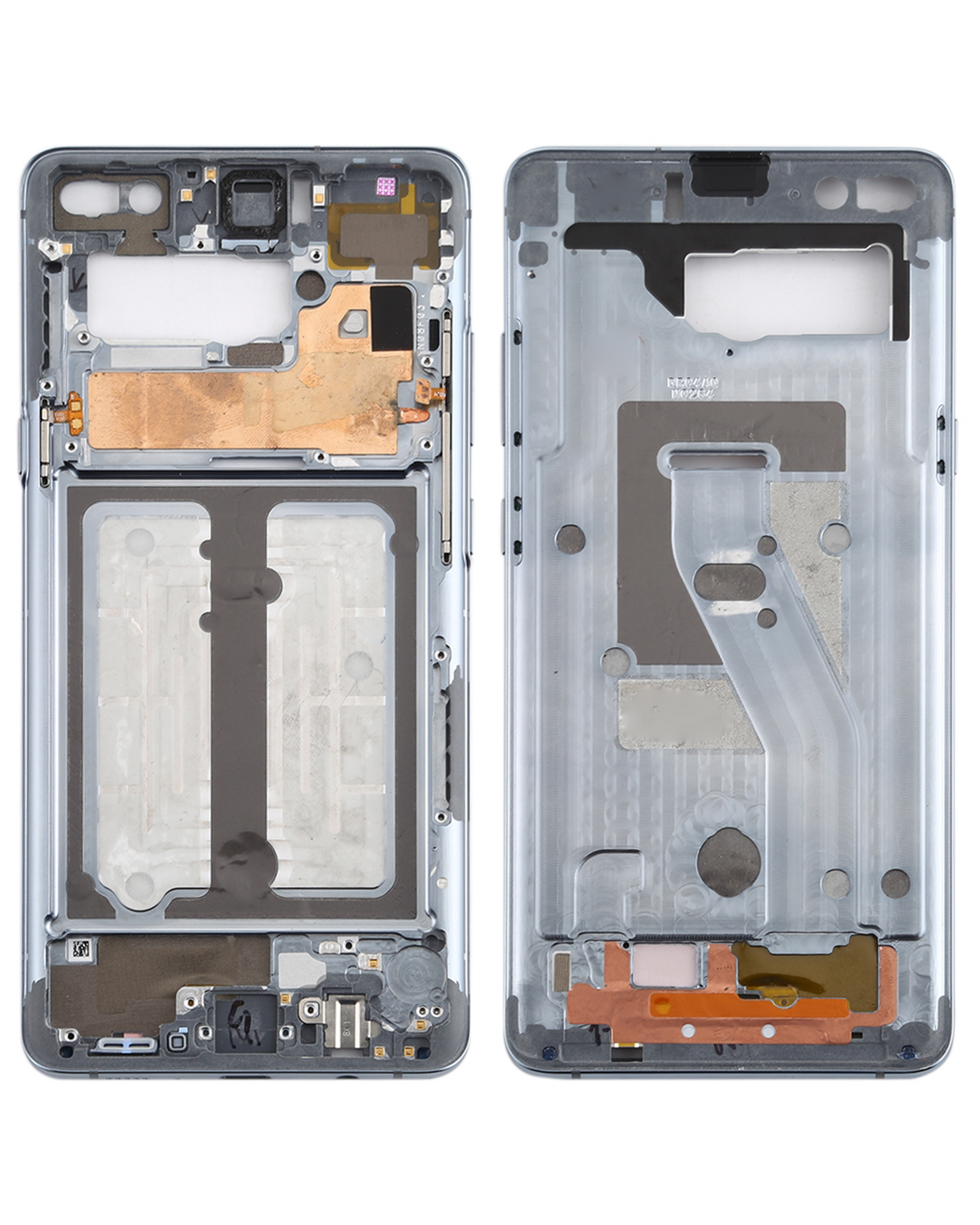 Mid-Frame Housing Compatible For Samsung Galaxy S10 Replacement  (With Small Parts) (Prism White)