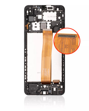 LCD Assembly With Frame Compatible For Samsung Galaxy A12 (A125 / 2020) (Service Pack) (All Colors)