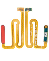 Fingerprint Reader With Flex Cable Compatible For Samsung Galaxy A12 (A125 / 2020) (Red)