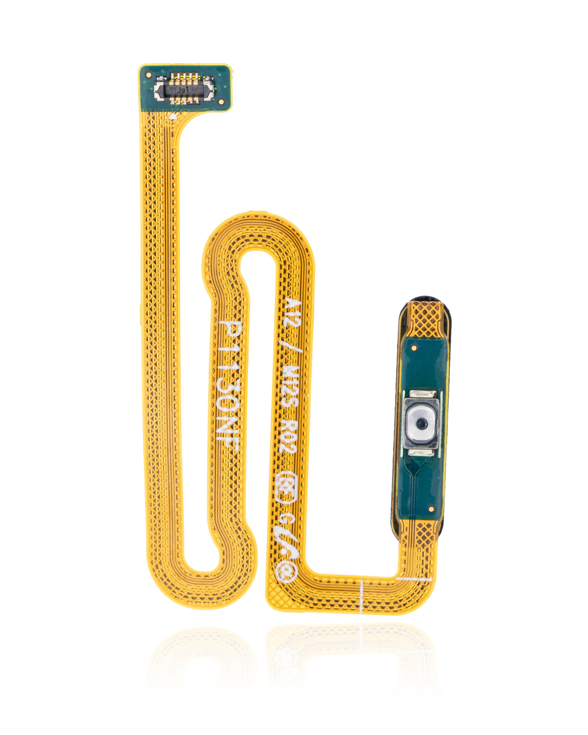 Fingerprint Reader With Flex Cable Compatible For Samsung Galaxy A12 (A125 / 2020) (Red)