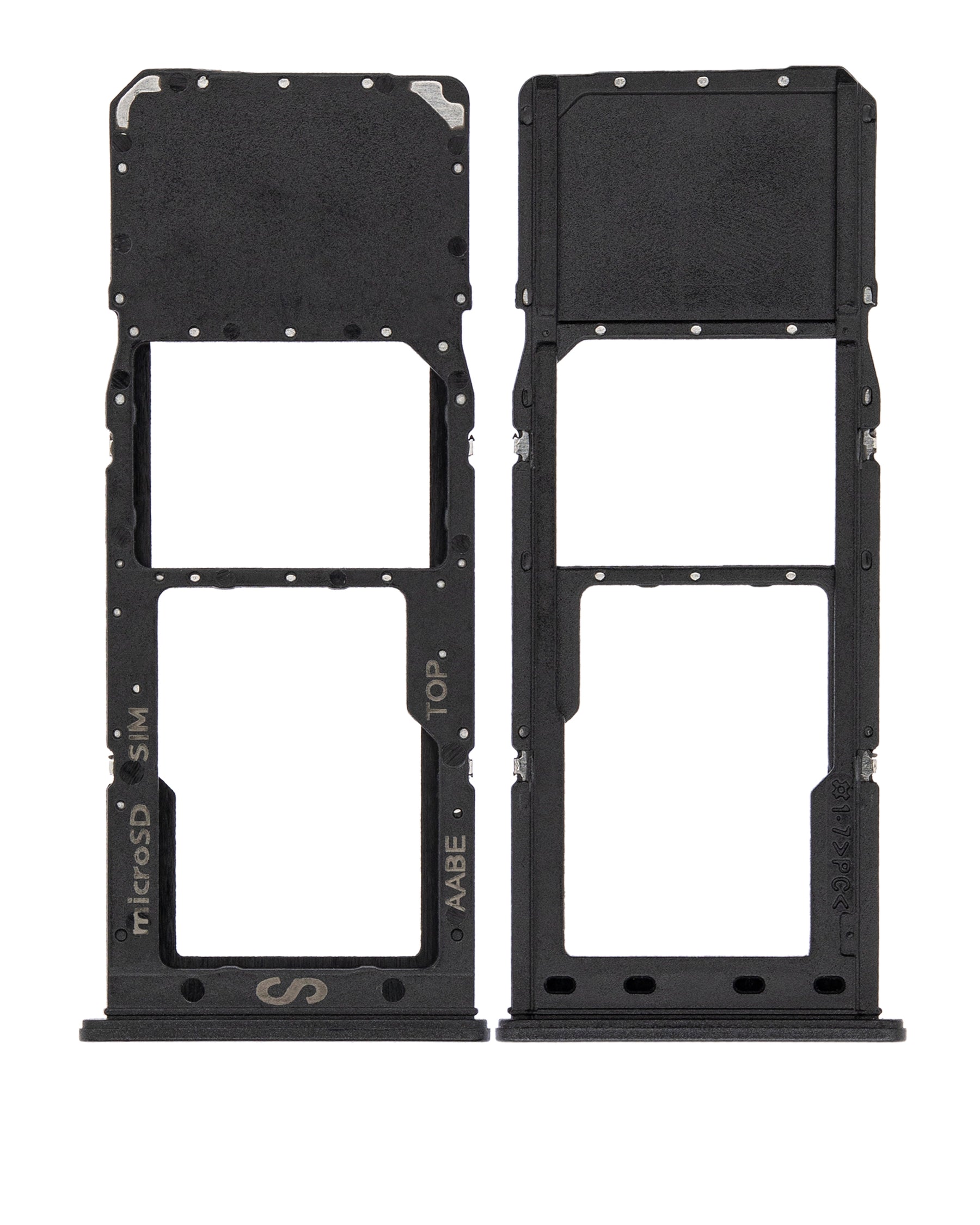 Single Sim Card Tray Compatible For Samsung Galaxy A12 (A125 / 2020) (Black)