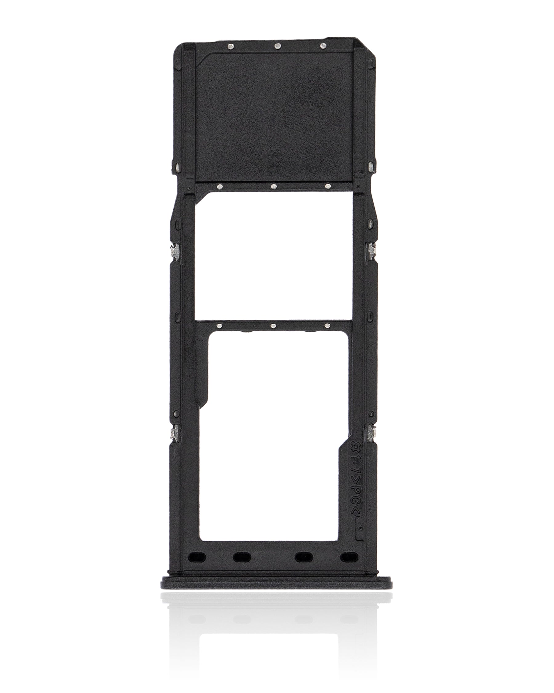 Single Sim Card Tray Compatible For Samsung Galaxy A12 (A125 / 2020) (Black)