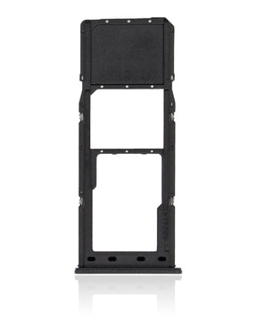 Single Sim Card Tray Compatible For Samsung Galaxy A12 (A125 / 2020) (Black)
