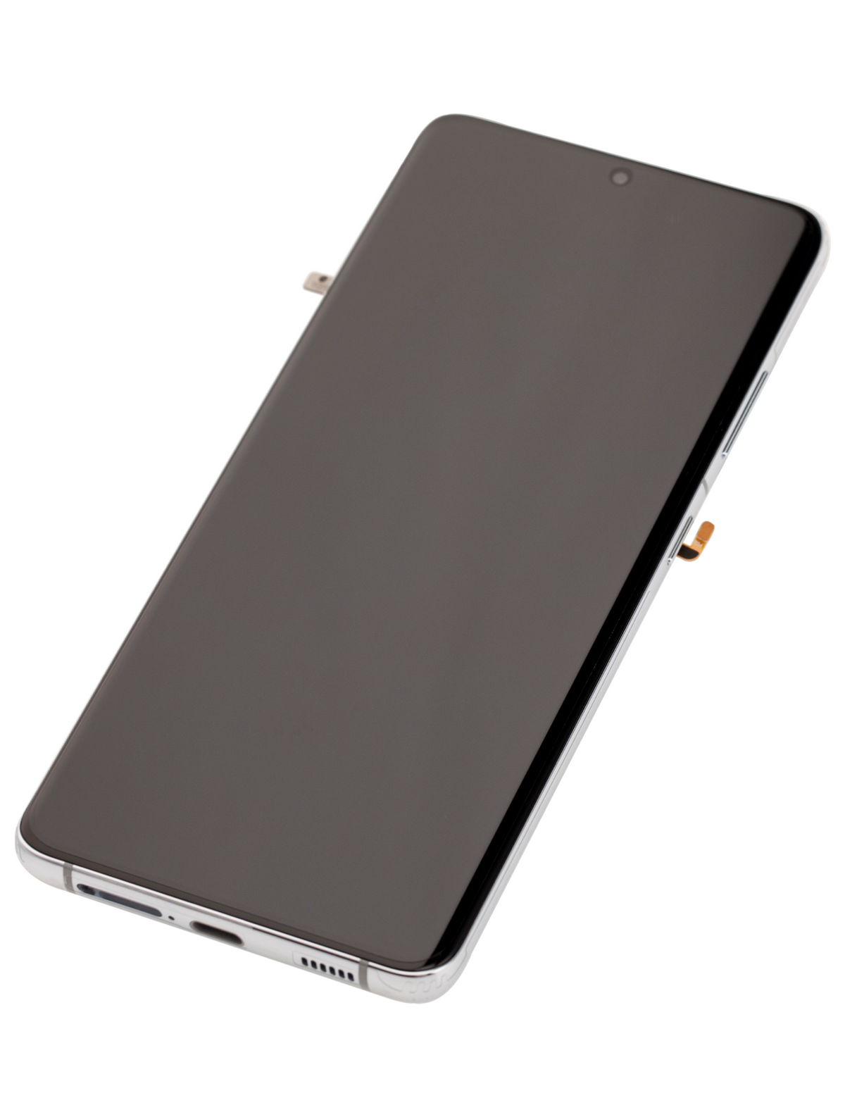 Replacement OLED Assembly With Frame Compatible For Samsung Galaxy S21 Ultra 5G (Refurbished) (Phantom Silver)