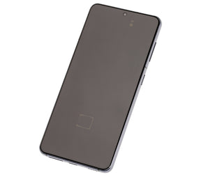 OLED Assembly With Frame Compatible For Samsung Galaxy S21 5G Replacement (Service Pack) (Phantom Gray)