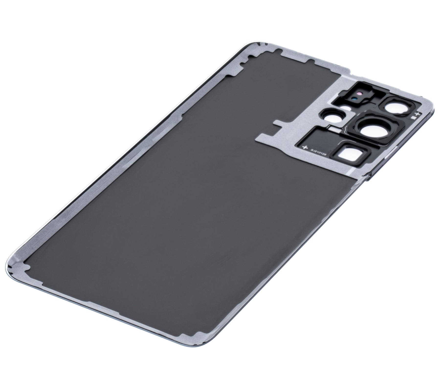 Replacement Back Cover Glass With Camera Lens Compatible For Samsung Galaxy S21 Ultra  (No Logo) (Vemake) (Phantom Navy)