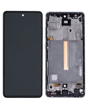 Replacement OLED Assembly With Frame Compatible For Samsung Galaxy A52 4G (A525 / 2021) / A52 5G (A526 / 2021) / A52S 5G (A528 / 2021) (Refurbished) (Awesome White)