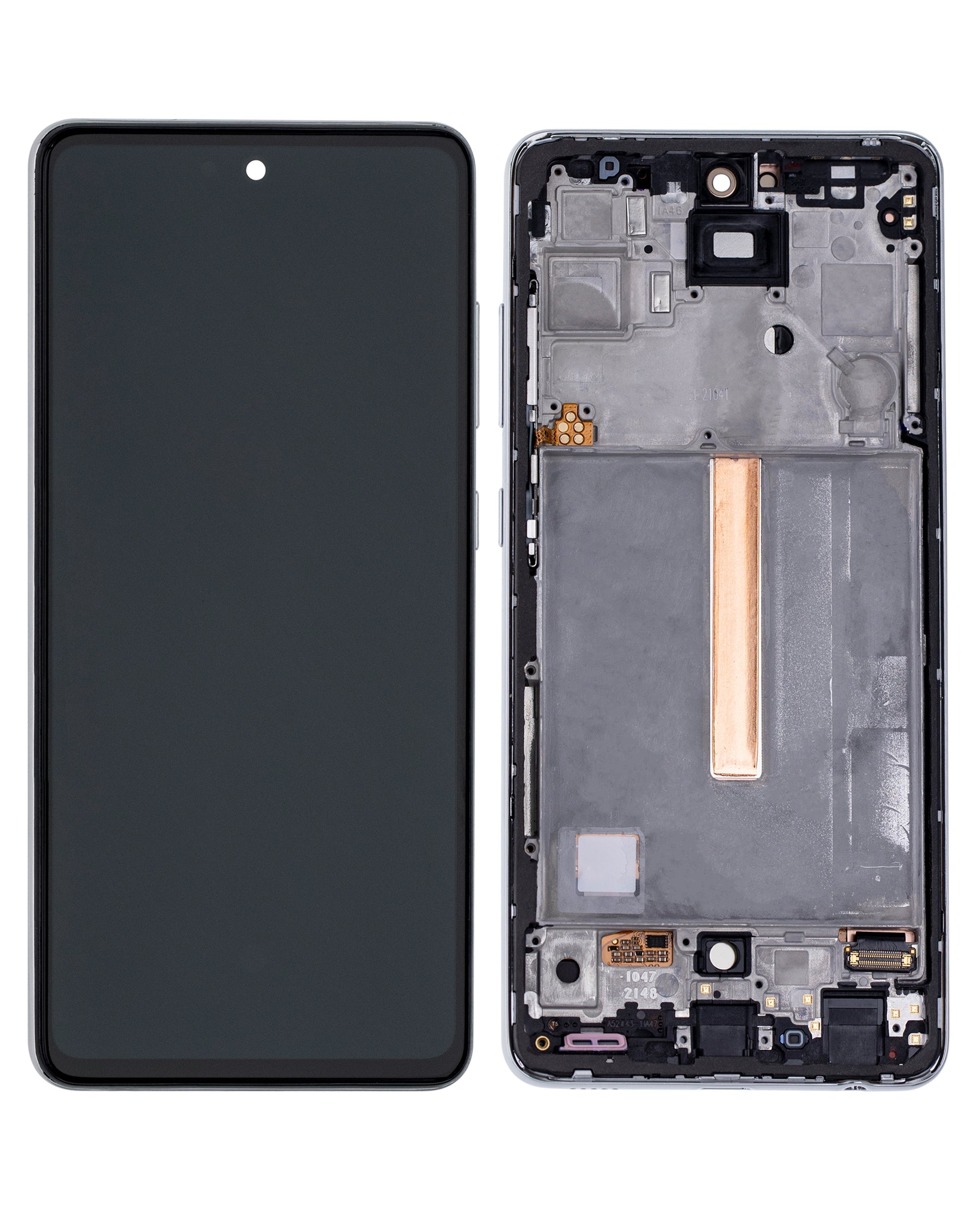 Replacement LCD Assembly With Frame (Without Finger Print Sensor) Compatible For Samsung Galaxy A52 4G (A525 / 2021) / A52 5G (A526 / 2021) / A52S (A528 / 2021) (Aftermarket : Incell) (Awesome Black)