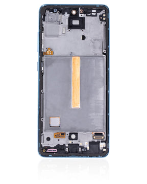 Replacement OLED Assembly With Frame Compatible For Samsung Galaxy A52 4G by Macfactory.in(A525 / 2021) / A52 5G (A526 / 2021) / A52S 5G (A528 / 2021) (Refurbished) (Awesome Blue)