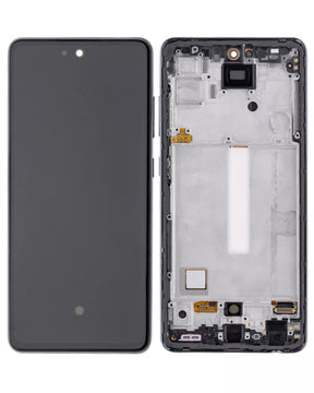 Replacement OLED Assembly With Frame Compatible For Samsung Galaxy A52 4G (A525 / 2021) / A52 5G (A526 / 2021) / A52S 5G (A528 / 2021) (Service Pack) (Awesome Black)