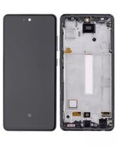 Replacement OLED Assembly With Frame Compatible For Samsung Galaxy A52 4G (A525 / 2021) / A52 5G (A526 / 2021) / A52S 5G (A528 / 2021) (Service Pack) (Awesome Black)