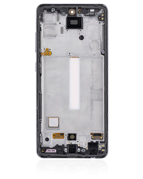 LCD Assembly With Frame (Without Finger Print Sensor) Compatible For Samsung Galaxy A52 4G (A525 / 2021) / A52 5G (A526 / 2021) / A52S (A528 / 2021) (Aftermarket : Incell) (Awesome Black)