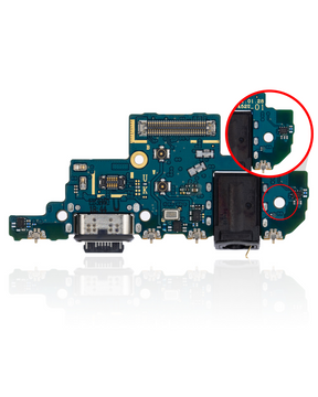 Replacement Charging Port With Headphone Jack Compatible For Samsung Galaxy A52 4G (A525 / 2021) A52 5G (A526 / 2021) (US Version) (Premium)