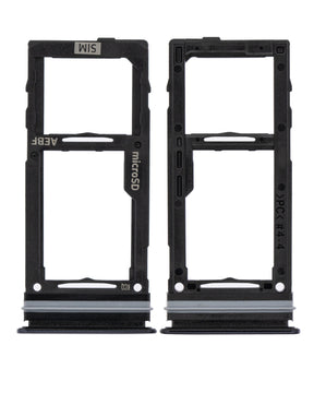 Replacement Single Sim Card Tray Compatible For Samsung Galaxy A52 4G (A525 / 2021) / 5G (A526 / 2021) A52S 5G (A528 / 2021) (Awesome Black)