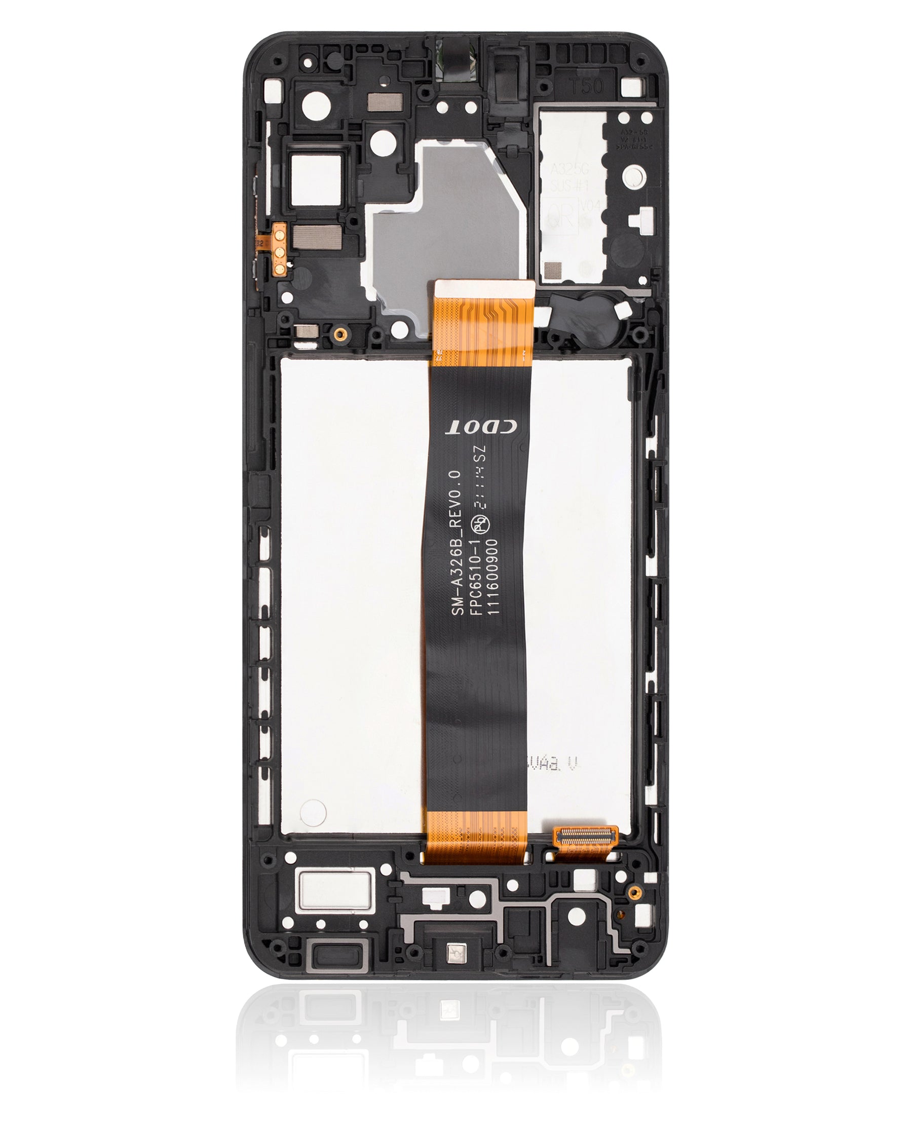 LCD Assembly With Frame Compatible For Samsung Galaxy A32 5G (A326F/B/M / 2021) (International Dual Sim Model) (Service Pack) (Awesome Black)