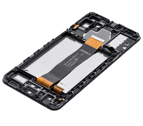 LCD Assembly With Frame Compatible For Samsung Galaxy A32 5G (A326F/B/M / 2021) (International Dual Sim Model) (Service Pack) (Awesome Black)