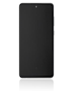 Replacement OLED Assembly With Frame Compatible For Samsung A72 (A725 / 2021) (Refurbished) (Awesome Blue)