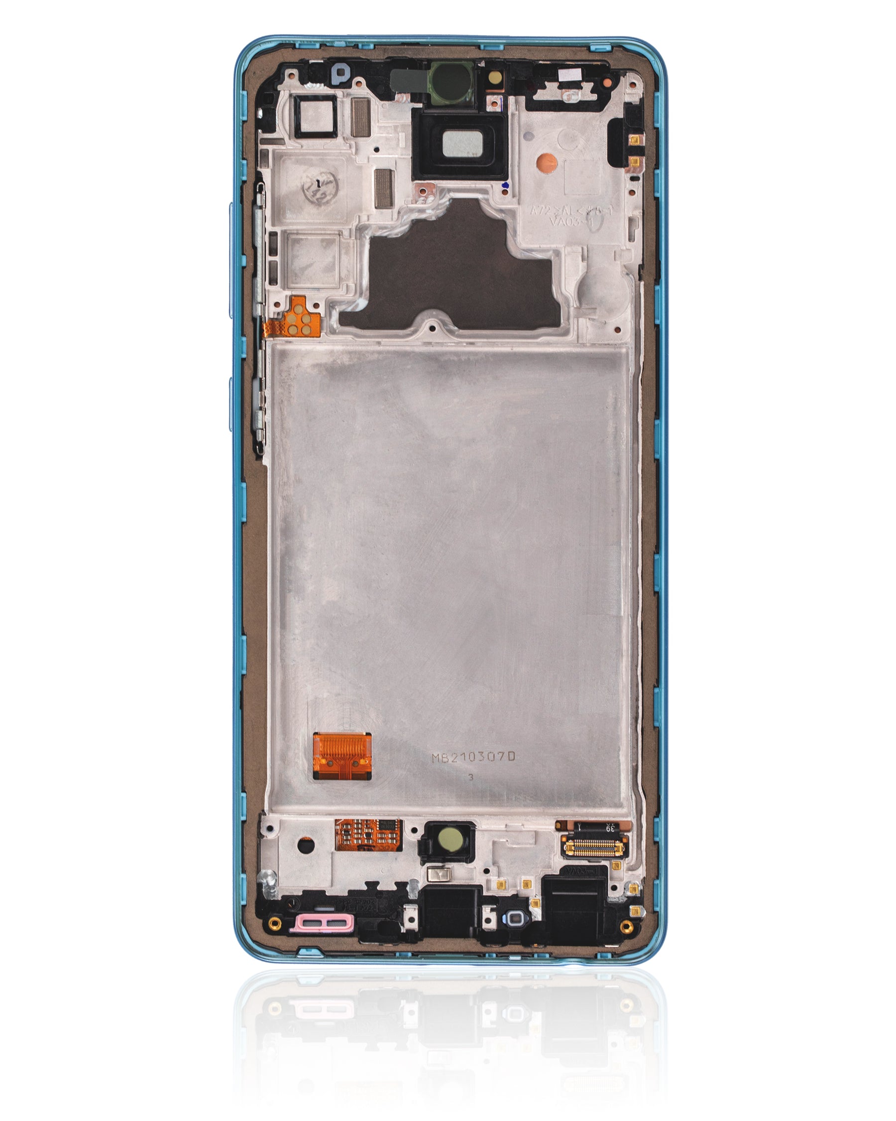 Replacement OLED Assembly With Frame Compatible For Samsung A72 (A725 / 2021) (Refurbished) (Awesome Blue)