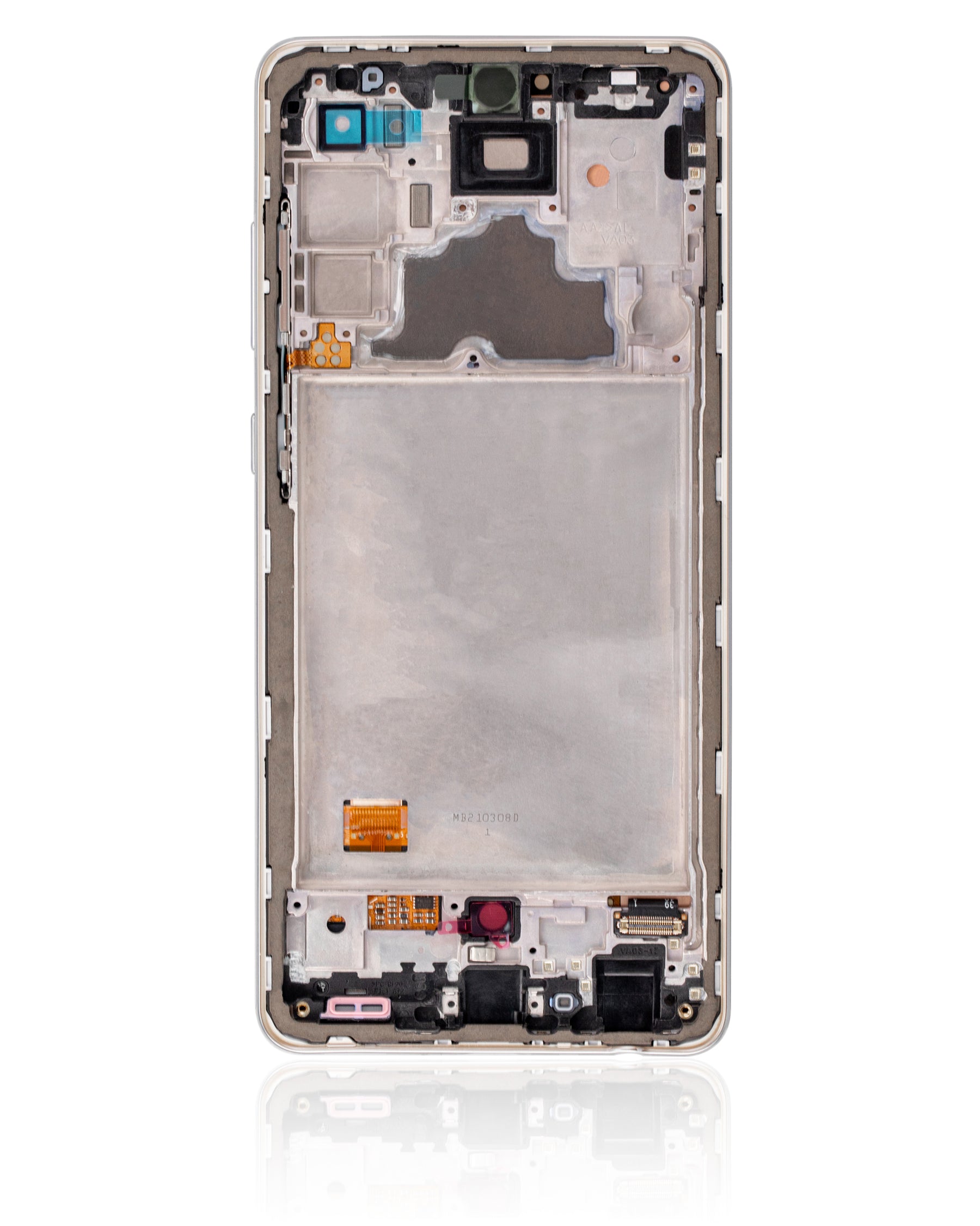 Replacement OLED Assembly With Frame Compatible For Samsung A72 (A725 / 2021) (Refurbished) (Awesome White)