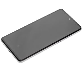 Replacement OLED Assembly With Frame Compatible For Samsung A72 (A725 / 2021) (Refurbished) (Awesome White)