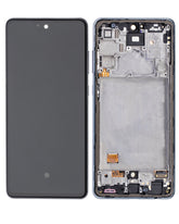 Replacement OLED Assembly With Frame Compatible For Samsung A72 (A725 / 2021) (Refurbished) (Awesome Black)