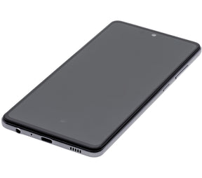 Replacement OLED Assembly With Frame Compatible For Samsung A72 (A725 / 2021) (Refurbished) (Awesome Black)