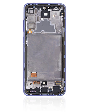 Replacement OLED Assembly With Frame Compatible For Samsung Galaxy A72 (A725 / 2021) (Service Pack) (Awesome Violet)