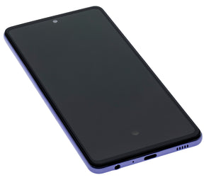 Replacement OLED Assembly With Frame Compatible For Samsung Galaxy A72 (A725 / 2021) (Refurbished) (Awesome Violet)