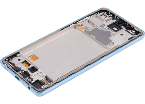 Replacement OLED Assembly With Frame Compatible For Samsung A72 (A725 / 2021) (6.36") (Vemake) (Awesome Blue)
