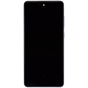 Replacement OLED Assembly With Frame Compatible For Samsung A72 (A725 / 2021) (6.67") (Vemake) (Awesome Blue)