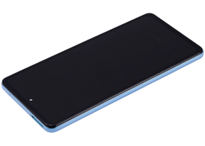 Replacement OLED Assembly With Frame Compatible For Samsung A72 (A725 / 2021) (6.67") (Vemake) (Awesome Blue)
