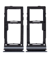 Single Sim Card Tray Replacement Compatible For Samsung Galaxy A72 (A725 / 2021) (Awesome Black)