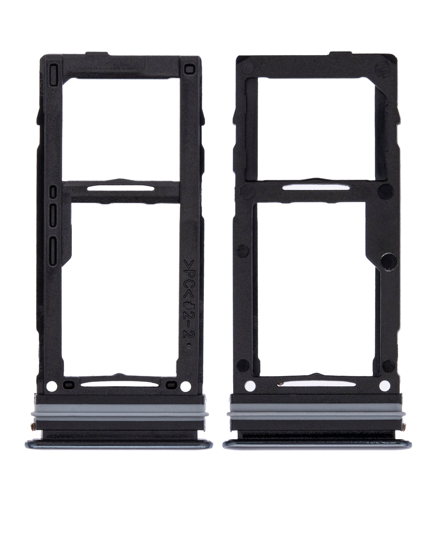 Single Sim Card Tray Replacement Compatible For Samsung Galaxy A72 (A725 / 2021) (Awesome Black)