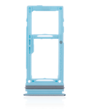 Single Sim Card Tray Compatible For Samsung Galaxy A72 Replacement (A725 / 2021) (Awesome Blue)
