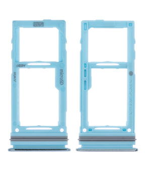 Single Sim Card Tray Compatible For Samsung Galaxy A72 Replacement (A725 / 2021) (Awesome Blue)