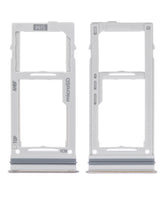 Single Sim Card Tray Replacement Compatible For Samsung Galaxy A72 (A725 / 2021) (Awesome White)