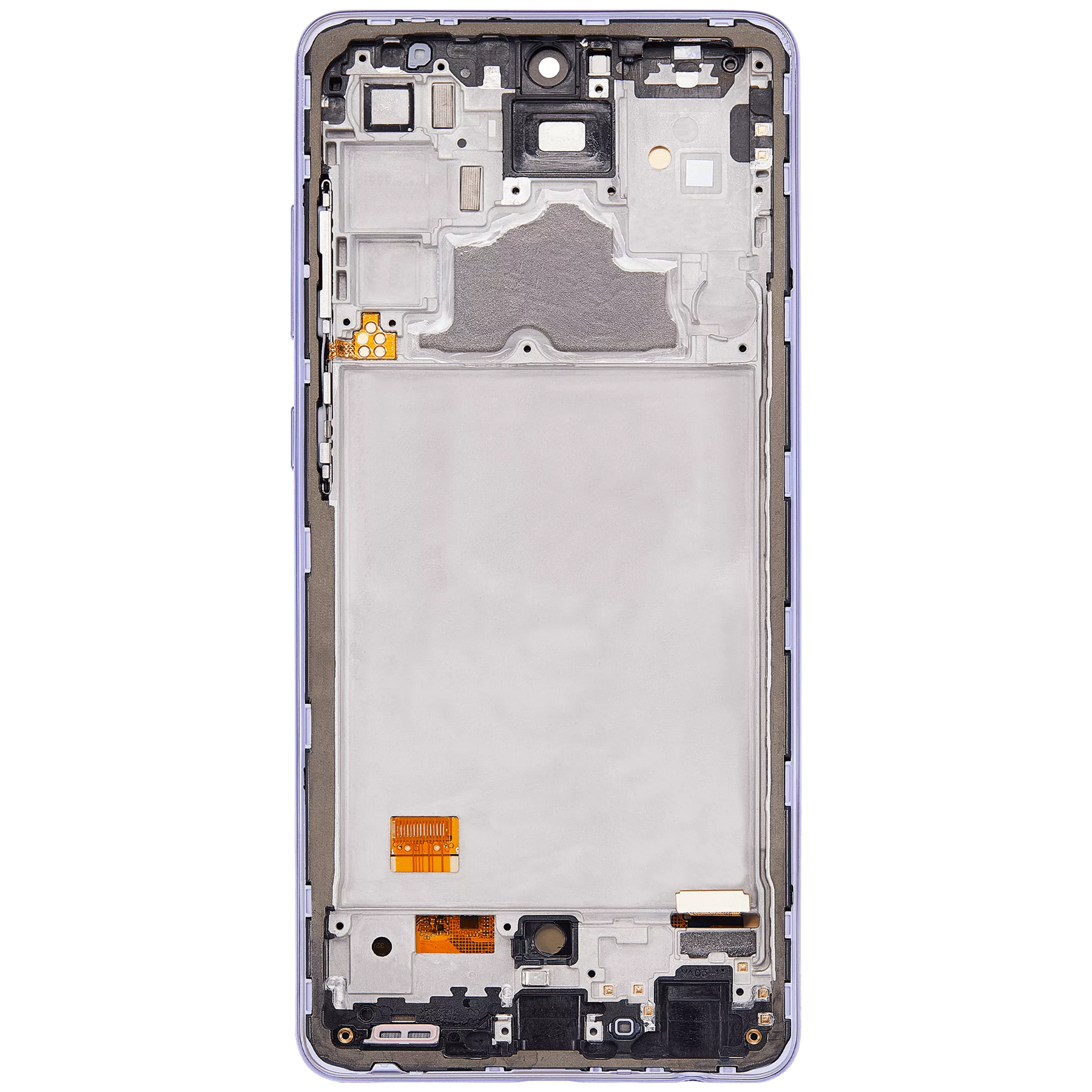 OLED Assembly With Frame Compatible For Samsung A72 (A725 / 2021) (6.36") (Vemake) (Awesome Violet)