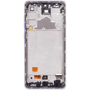OLED Assembly With Frame Compatible For Samsung A72 (A725 / 2021) (6.36") (Vemake) (Awesome Violet)