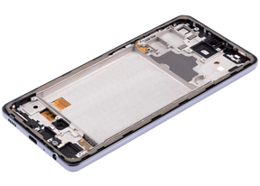 Replacement OLED Assembly With Frame Compatible For Samsung A72 (A725 / 2021) (6.36") (Vemake) (Awesome Black)