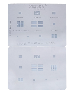 Switch IC Chip Stencils (0.12MM) (Amaoe)