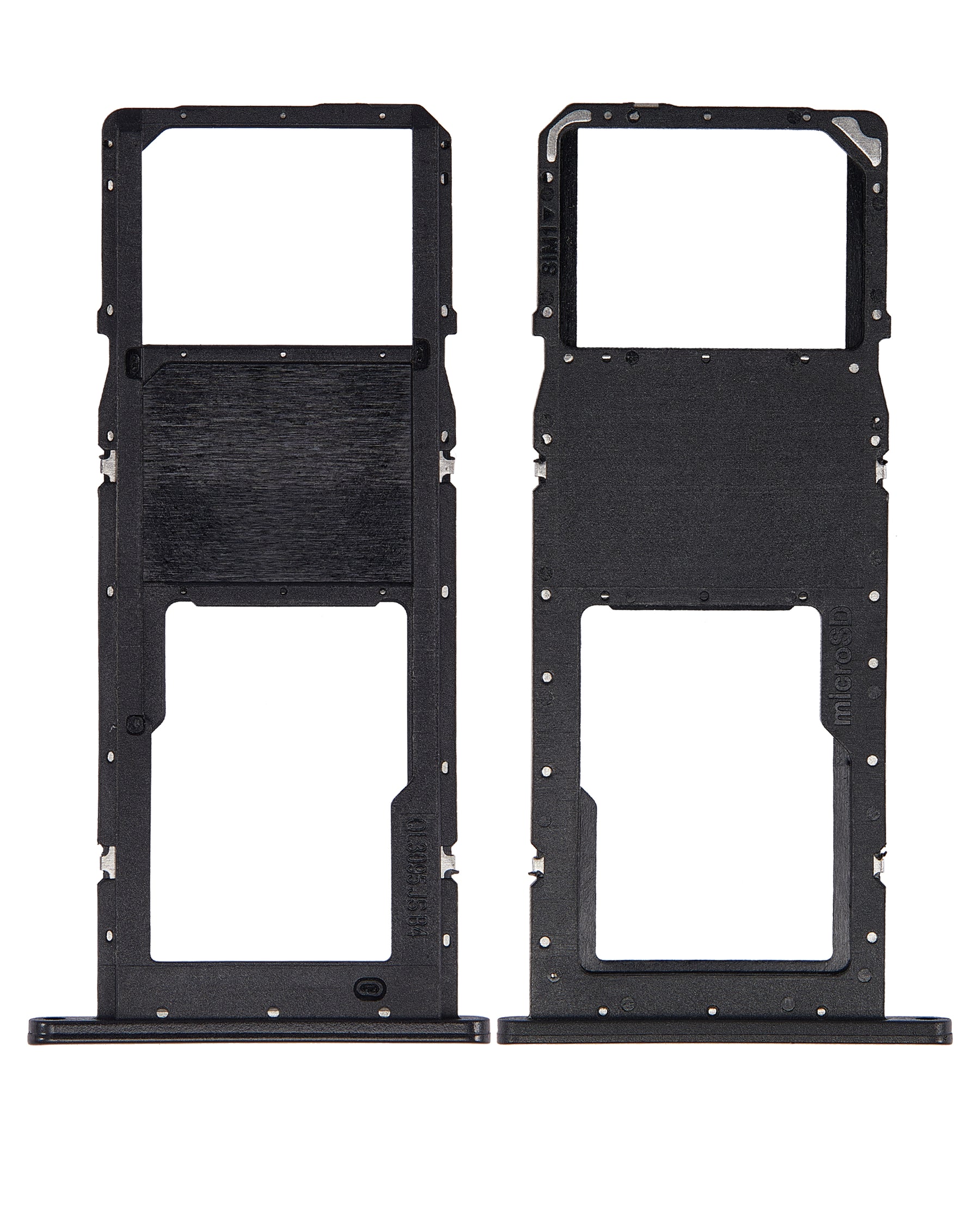 Single Sim Card Tray Compatible For Samsung Galaxy A02S (A025 / 2020) / A03 (A035 / 2021) (Black)