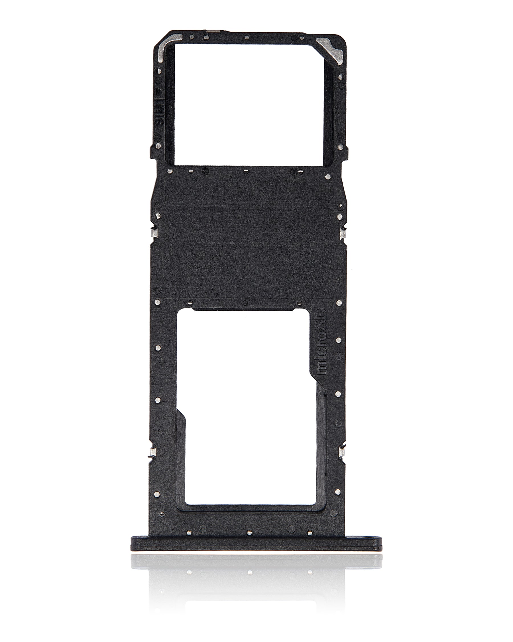 Single Sim Card Tray Compatible For Samsung Galaxy A02S (A025 / 2020) / A03 (A035 / 2021) (Black)