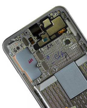 OLED Assembly With Frame Compatible For Samsung Galaxy S22 5G Replacement  (Service Pack) (White)