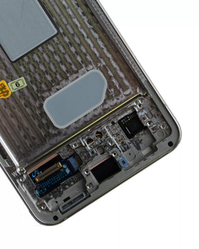 OLED Assembly With Frame Compatible For Samsung Galaxy S22 5G Replacement  (Service Pack) (White)