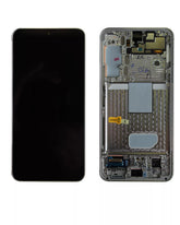 OLED Assembly With Frame Compatible For Samsung Galaxy S22 5G Replacement  (Service Pack) (White)