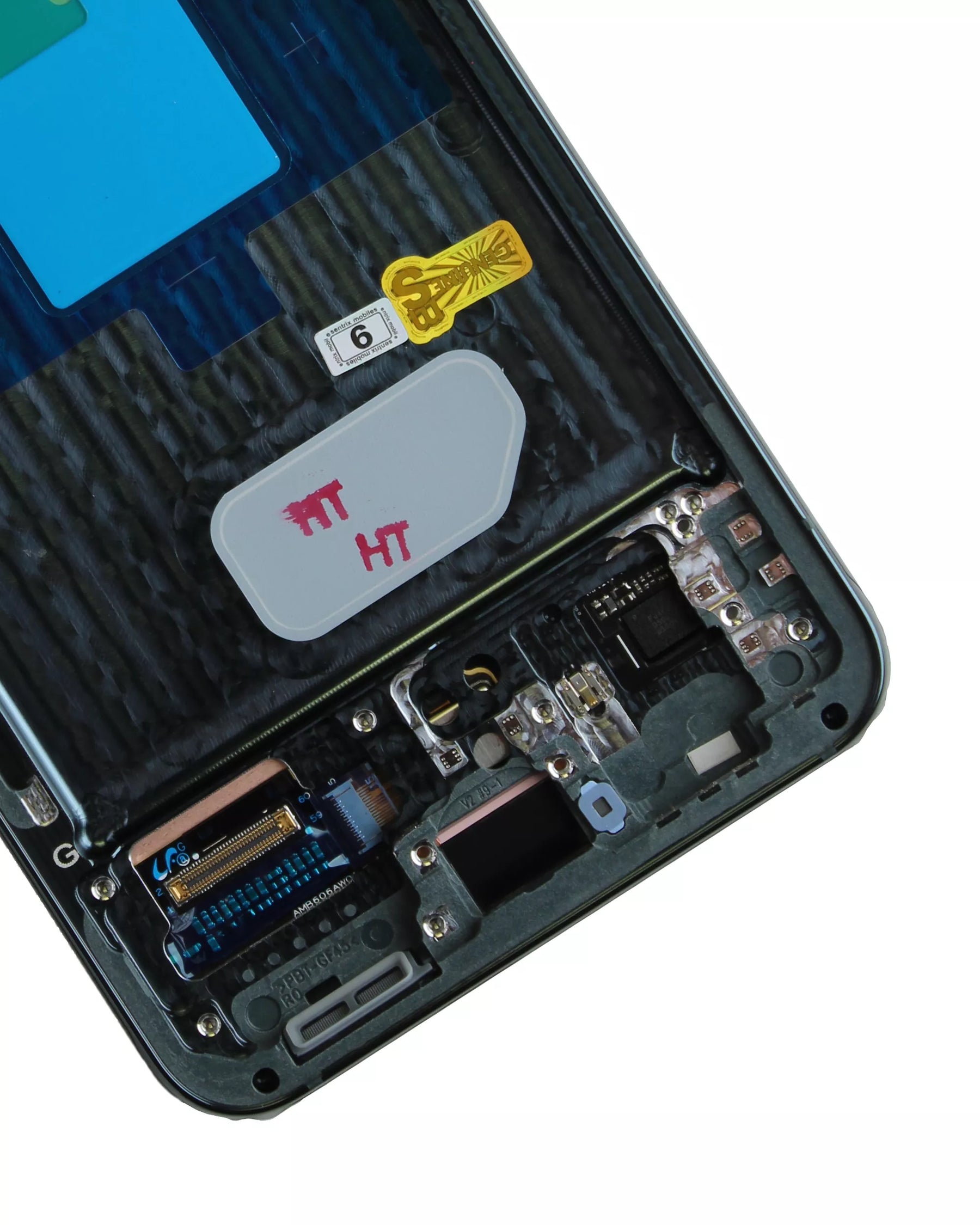 OLED Assembly With Frame Compatible For Samsung Galaxy S22 5G (Service Pack) (Green)