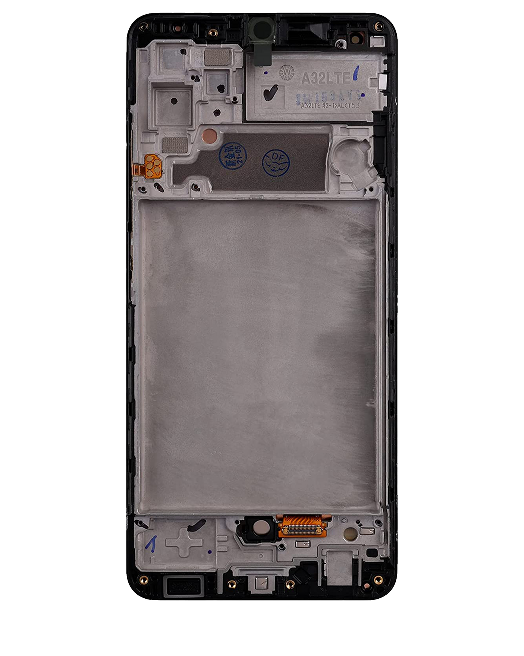 LCD Assembly With Frame Compatible For Samsung Galaxy A32 4G (A325 / 2021) (Service Pack) (Awesome Black)