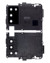 Back Camera Lens With Cover Bezel Ring Compatible For Samsung Galaxy A02S (A025 / 2020) (Black) (N Version)