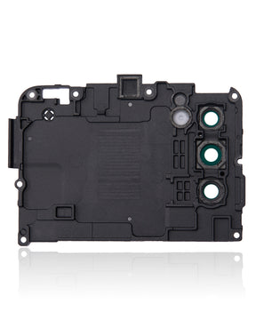 Back Camera Lens With Cover Bezel Ring Compatible For Samsung Galaxy A02S (A025 / 2020) (G Version) (Black)