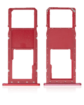 Single Sim Card Tray Compatible For Samsung Galaxy A02S (A025 / 2020) / A03 (A035 / 2021) (Red)